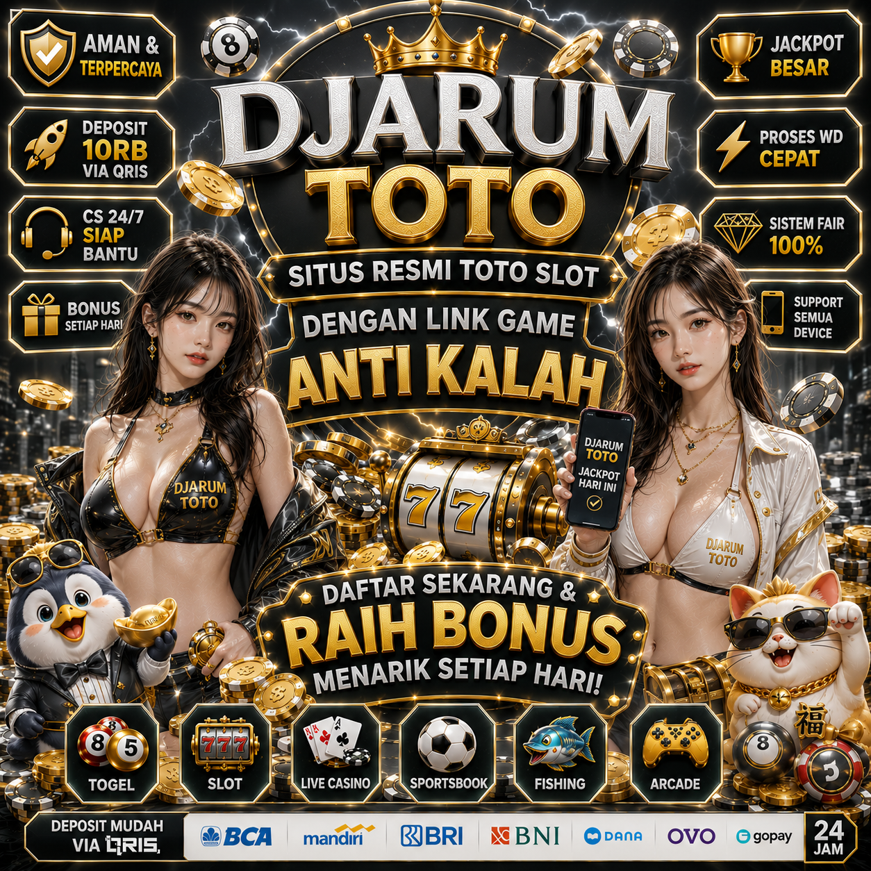 DJARUMTOTO ‡ Situs Resmi Toto Slot & Link Clinic Populer Game Anti Kalah